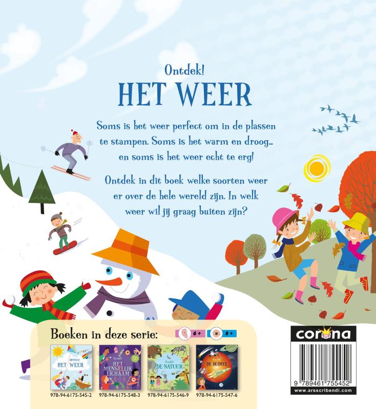 Achterkant van Ontdek! het weer