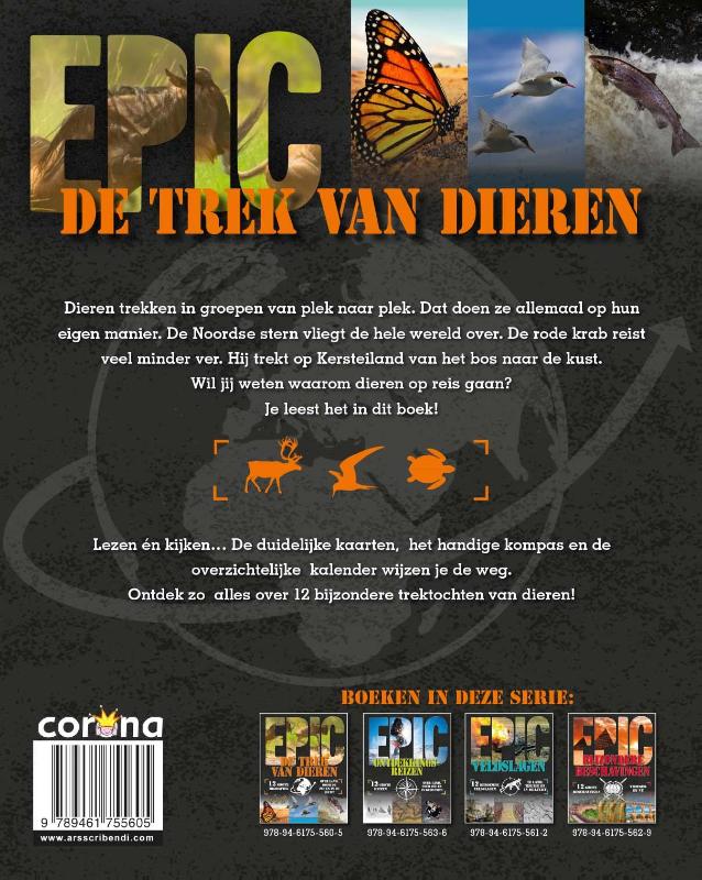 Achterkant van De trek van dieren