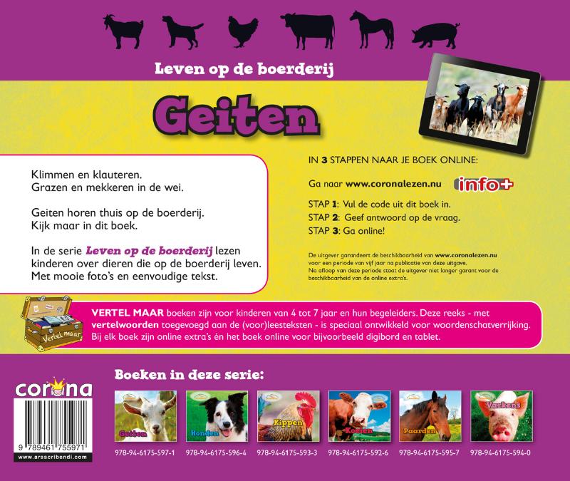 Achterkant van Geiten