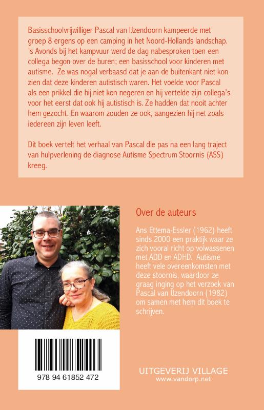 Achterkant van Help, ik ben een autist!