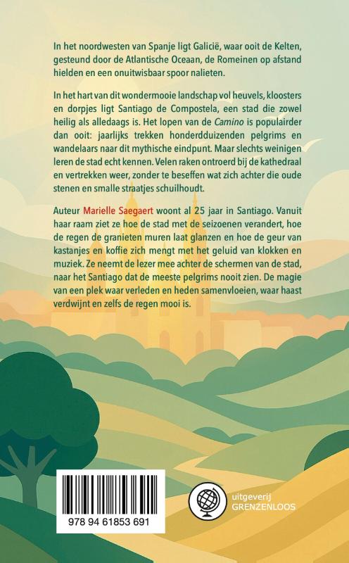 Achterkant van Santiago de Compostela