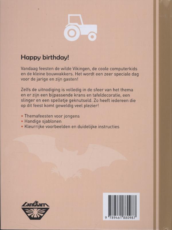 Achterkant van Leuke verjaardagsideeen voor jongens