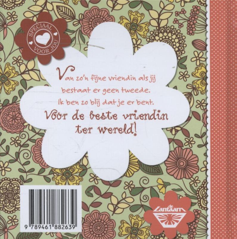Achterkant van Voor mijn allerliefste vriendin
