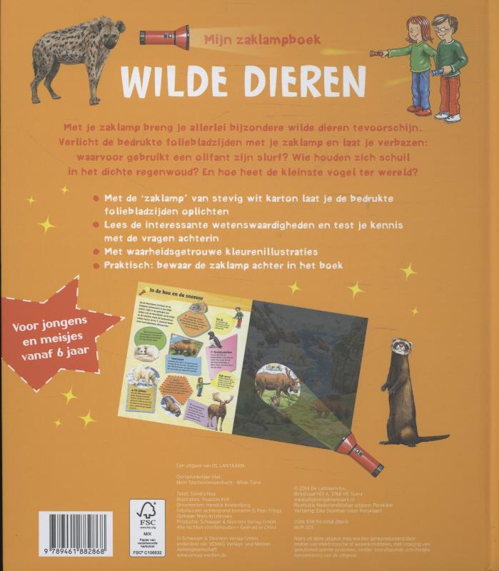 Achterkant van Wilde dieren