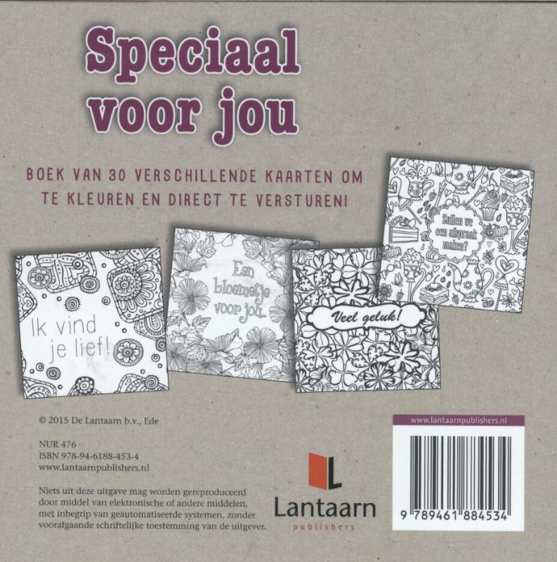 Achterkant van Speciaal voor jou
