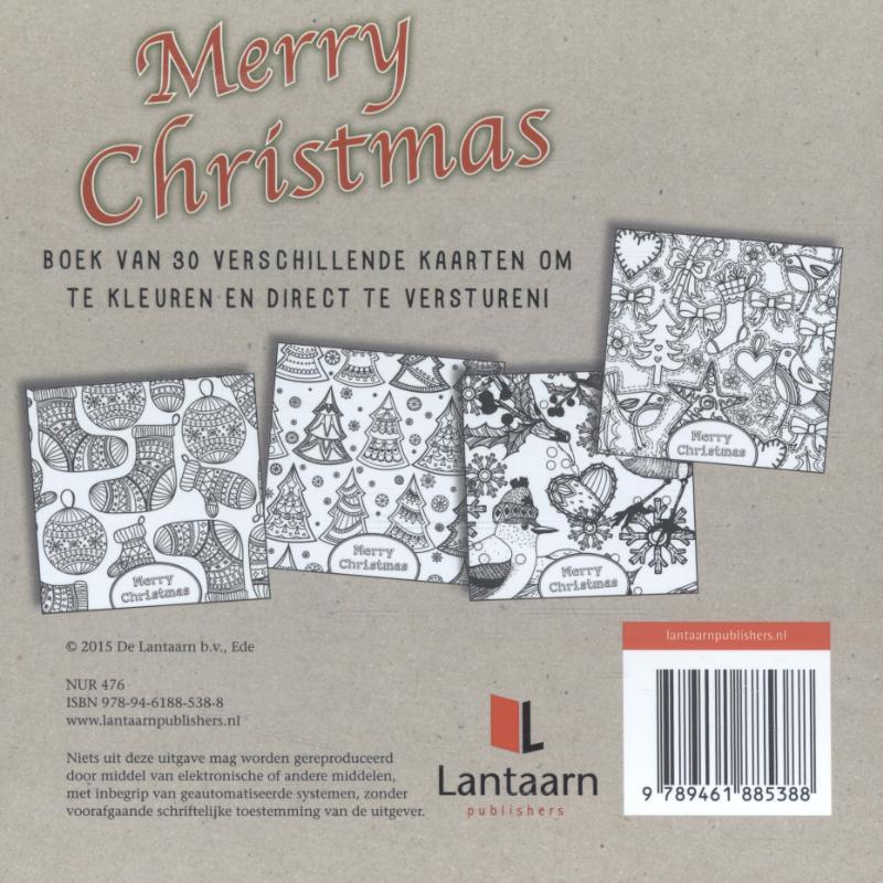 Achterkant van Merry Christmas
