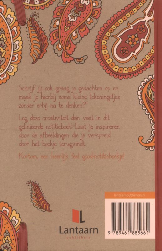 Achterkant van My notebook - Happiness