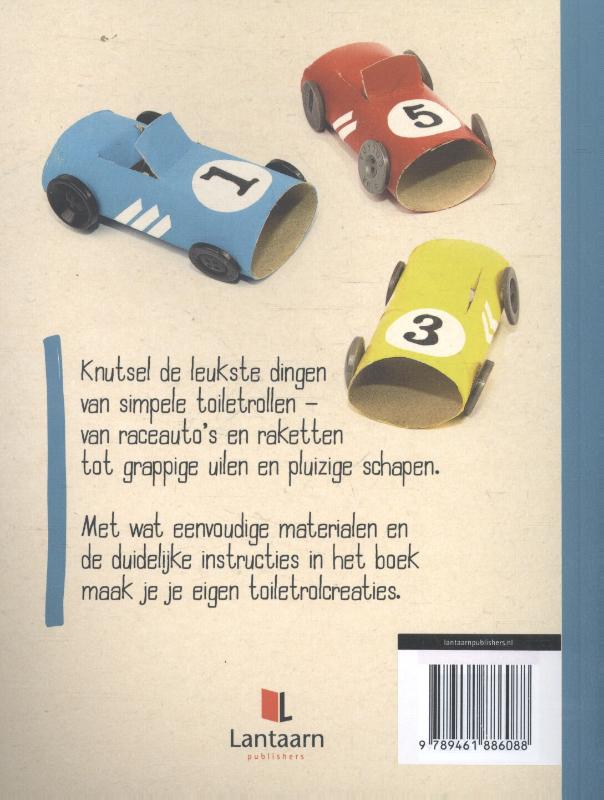 Achterkant van Het toiletrol knutselboek
