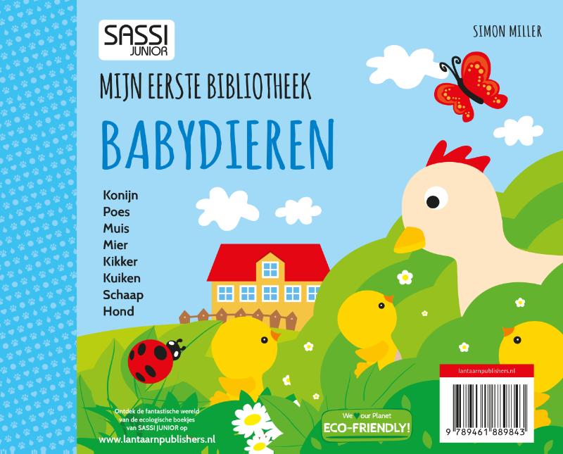 Achterkant van Babydieren