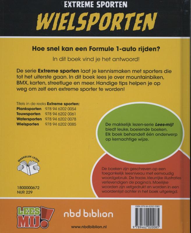 Achterkant van Wielsporten