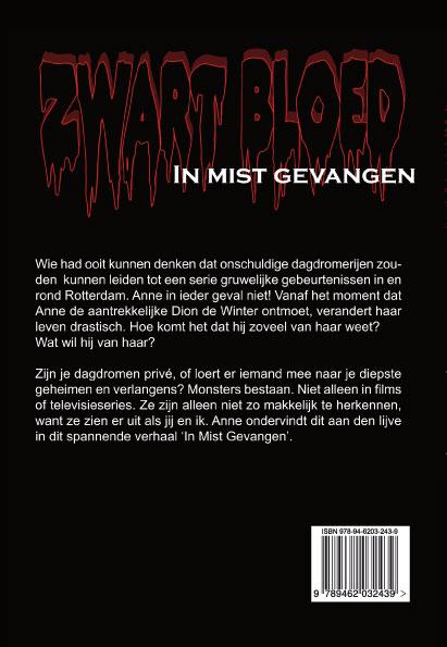 Achterkant van In mist gevangen