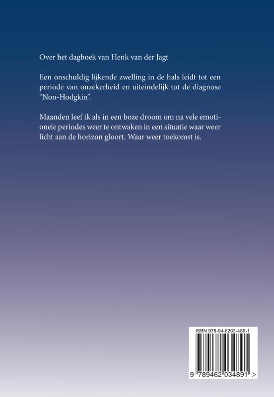 Achterkant van Dagboek van een Non-Hodgkin patient