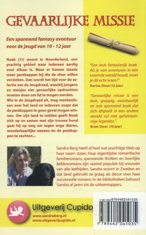 Achterkant van Gevaarlijke missie