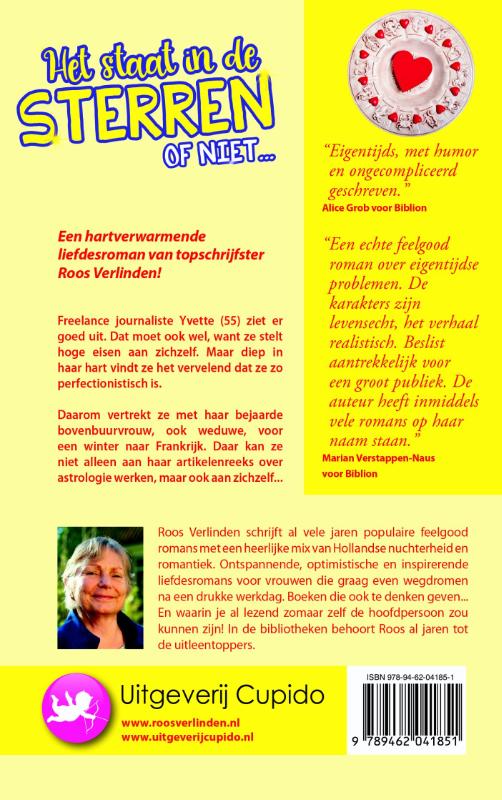 Achterkant van Het staat in de sterren