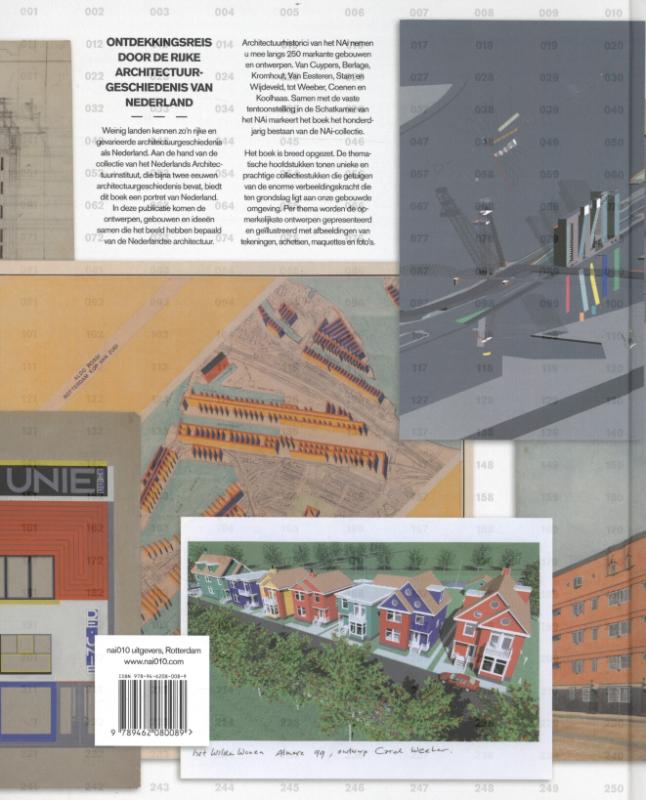 Achterkant van Nederlandse architectuur in 250 topstukken