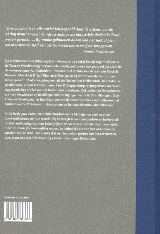 Achterkant van Evert en Herman Kraaijvanger