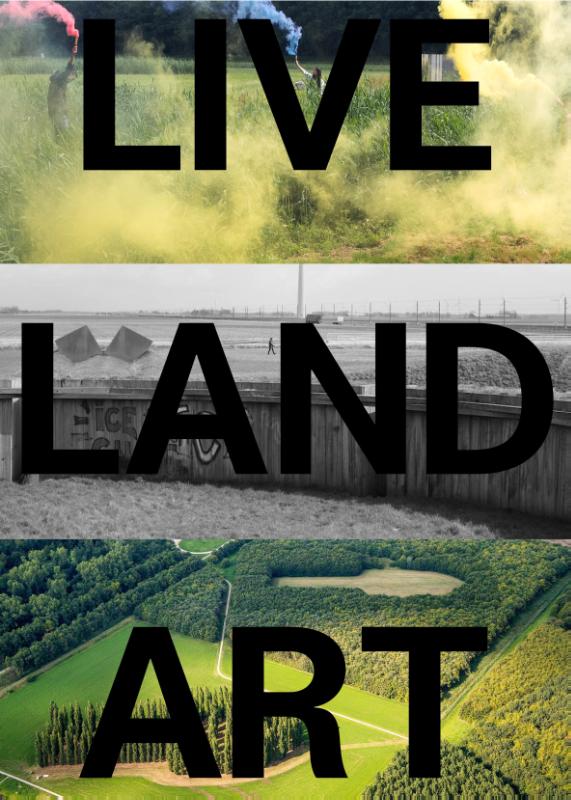 Achterkant van Land Art Live