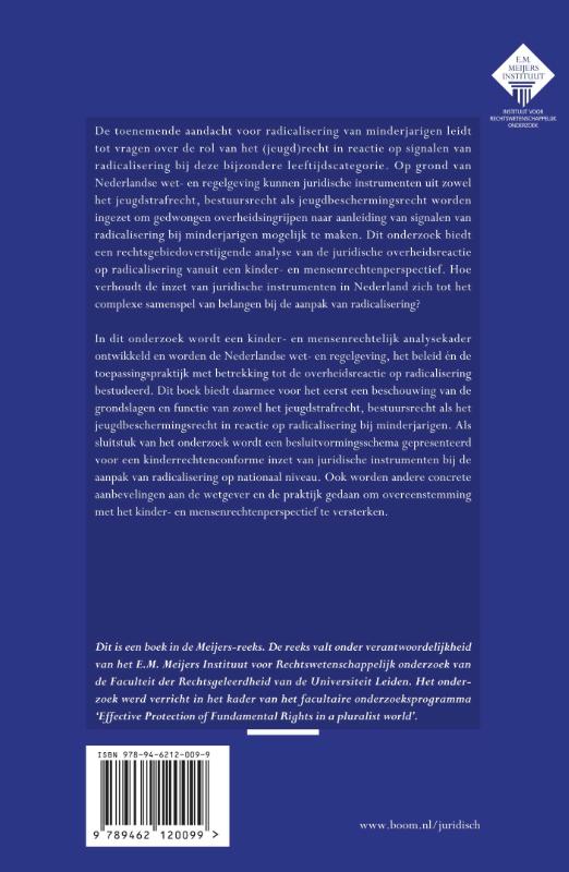 Achterkant van Radicalisering bij minderjarigen en overheidsingrijpen