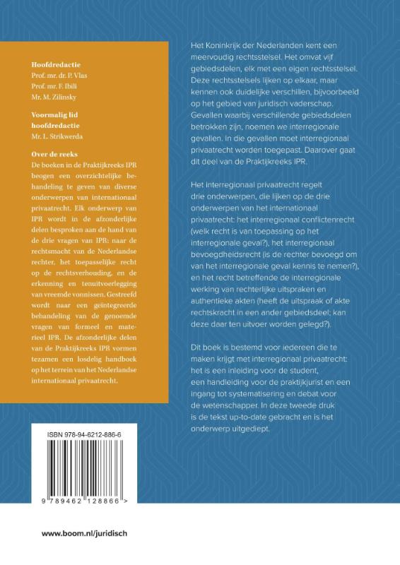 Achterkant van Interregionaal privaatrecht