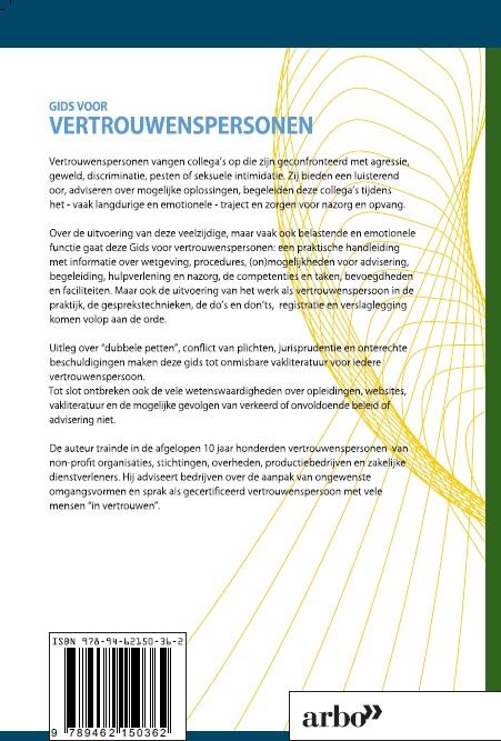 Achterkant van Gids voor vertrouwenspersonen
