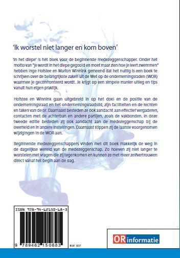 Achterkant van In het diepe