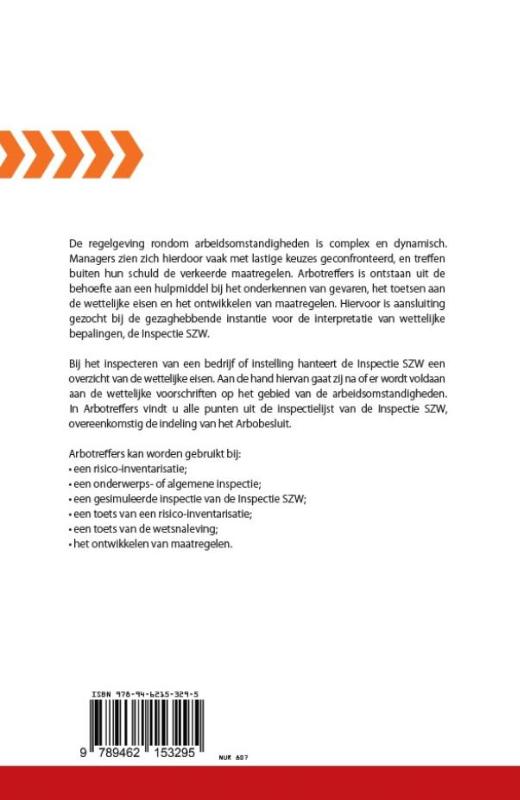 Achterkant van Arbotreffers