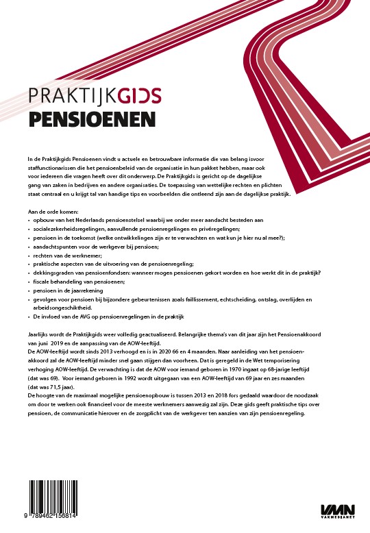 Achterkant van Praktijkgids Pensioenen
