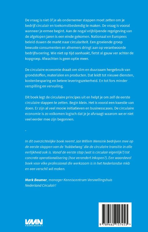 Achterkant van Eerste circulaire stappen voor mkb’ers