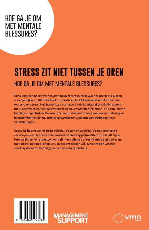 Achterkant van Stress zit niet tussen je oren
