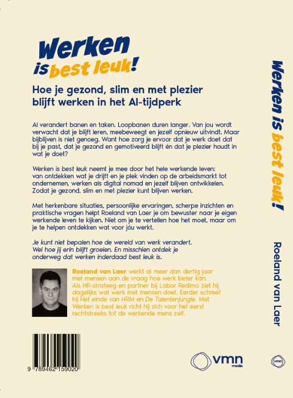 Achterkant van Werken is best leuk