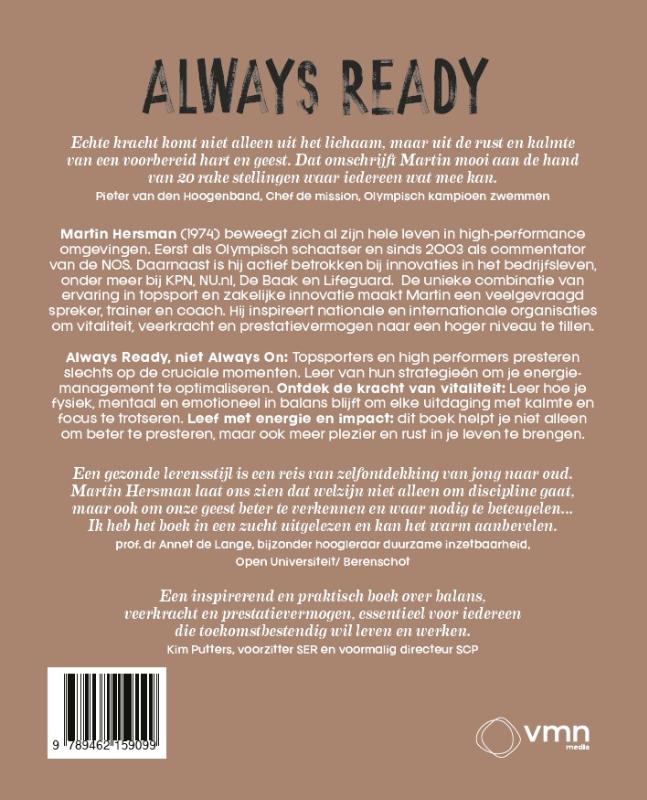 Achterkant van Always Ready