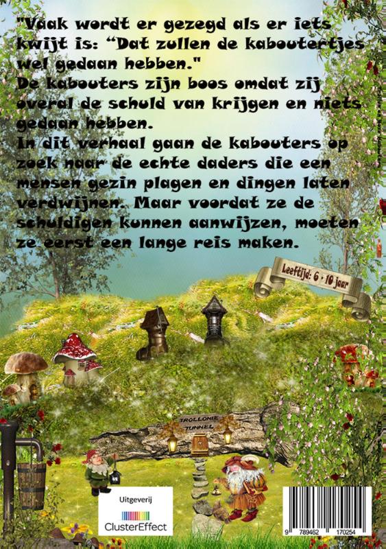 Achterkant van Trollen en boze kabouters
