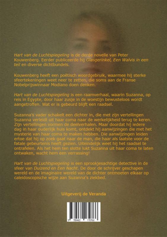 Achterkant van Hart van de luchtspiegeling