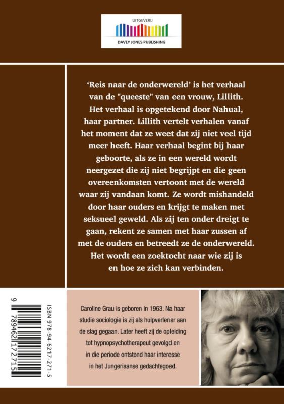 Achterkant van De reis naar de onderwereld