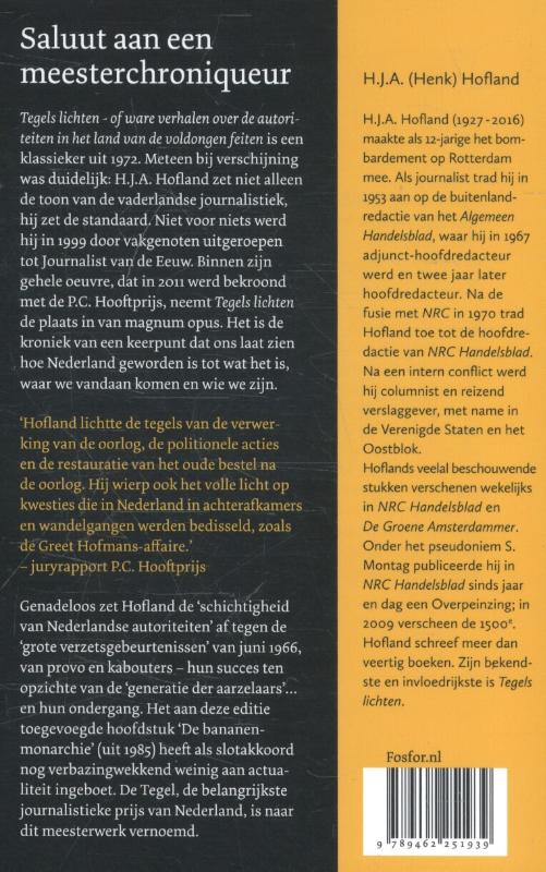 Achterkant van Tegels lichten