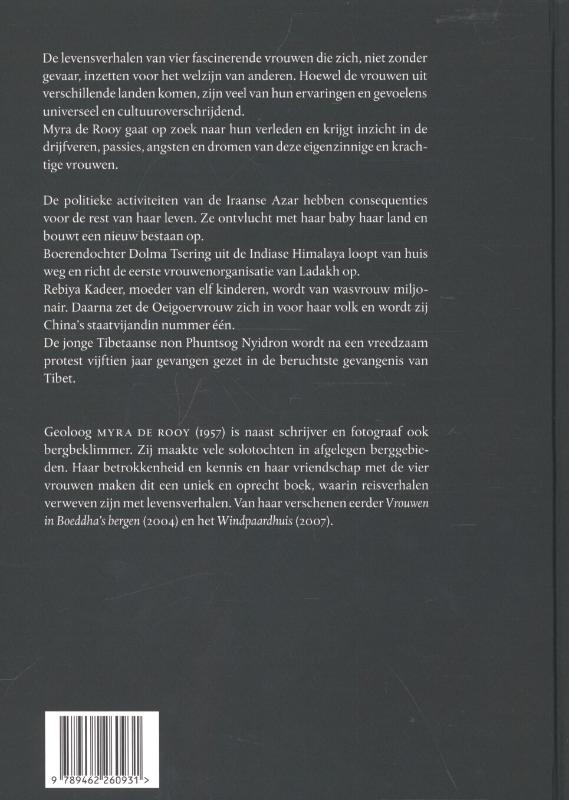 Achterkant van Dochters van de bergen
