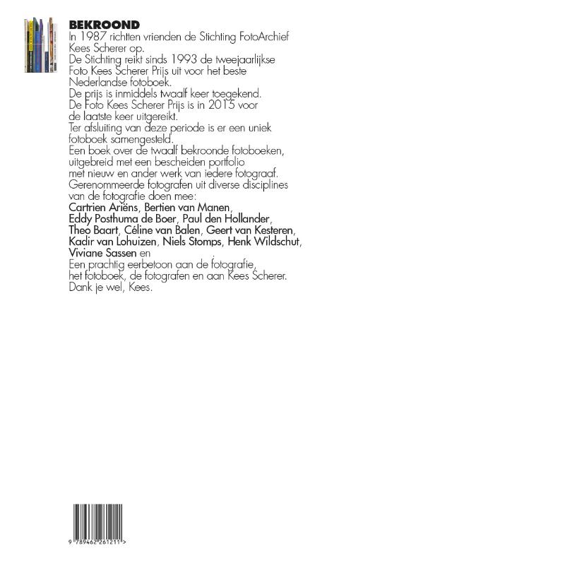 Achterkant van Bekroond