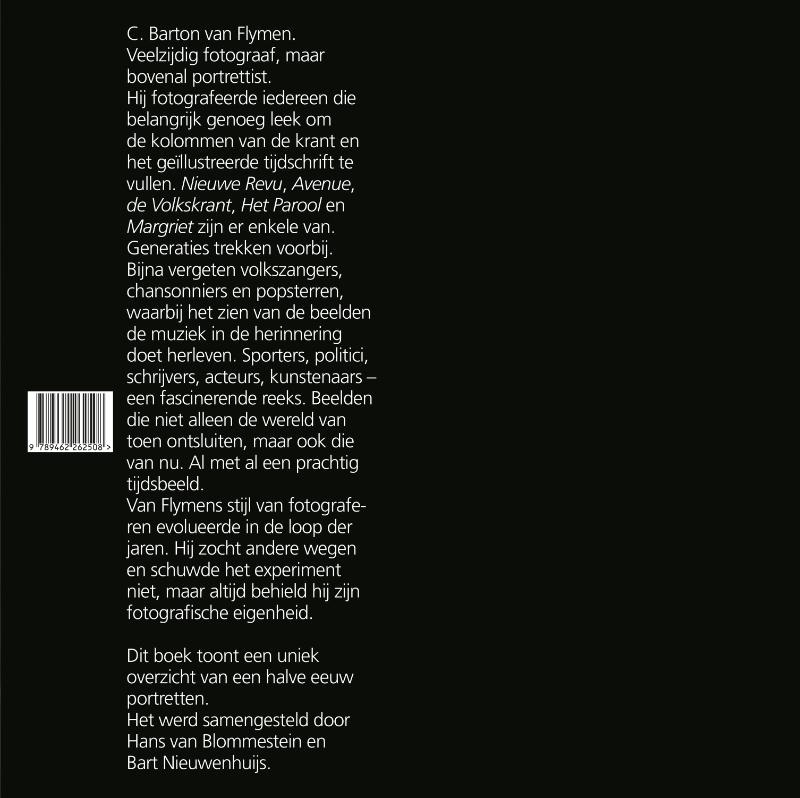 Achterkant van C. Barton van Flymen. Portretten