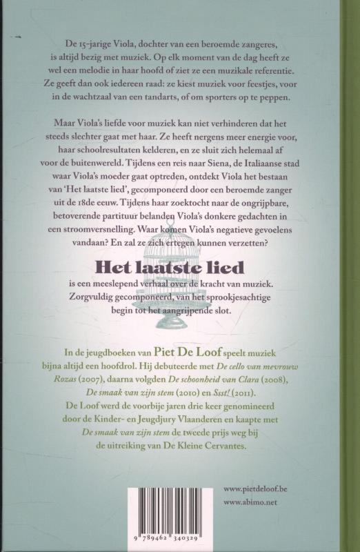 Achterkant van Het laatste lied