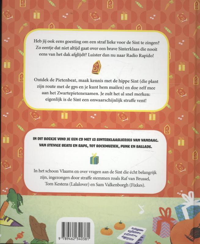 Achterkant van Radio Rapido