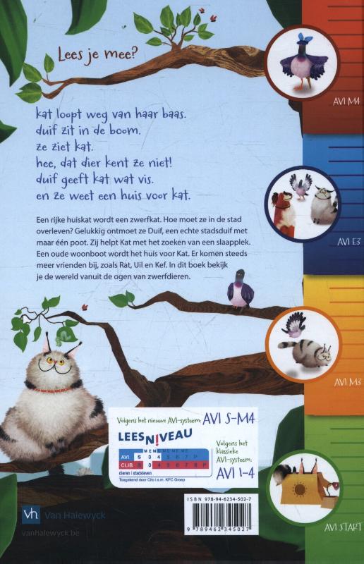 Achterkant van De beste kat van de stad