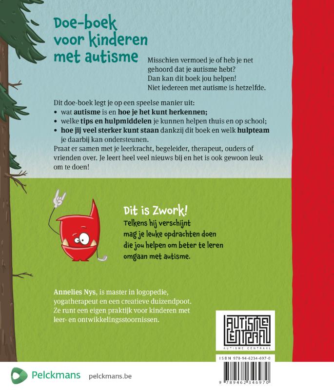 Achterkant van Survivalgids - Wat als je autisme hebt?