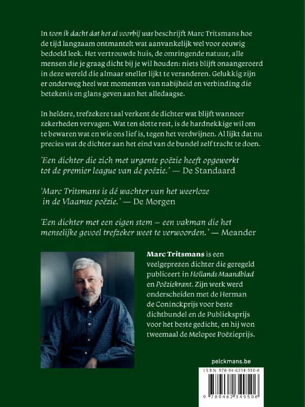 Achterkant van Toen ik dacht dat het al voorbij was