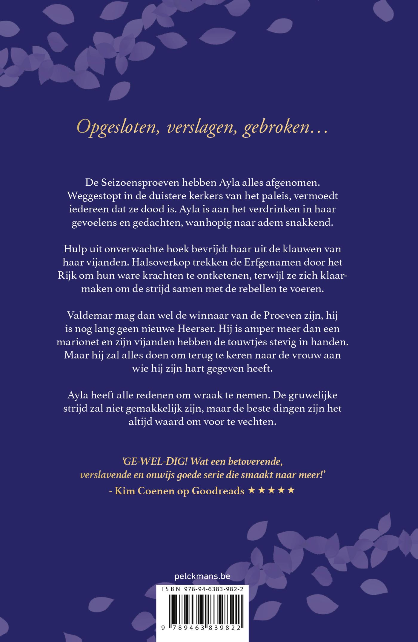 Achterkant van De Seizoensrebellen