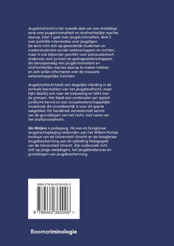 Achterkant van Jeugdstrafrecht