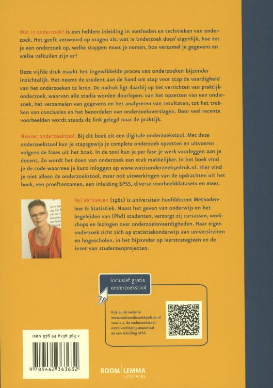 Achterkant van Wat is onderzoek?
