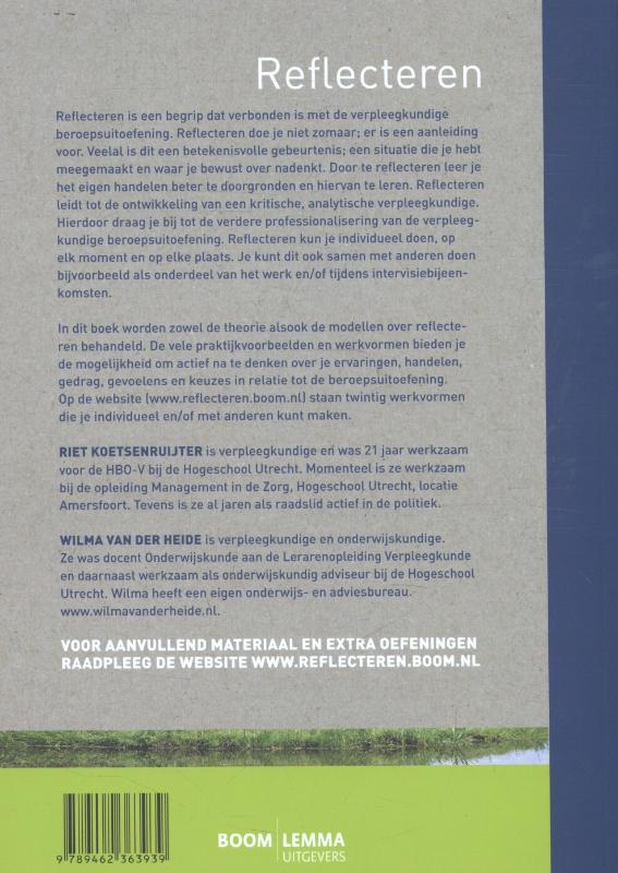 Achterkant van Reflecteren