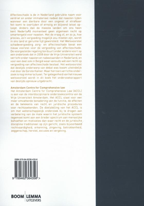 Achterkant van Affectieschade