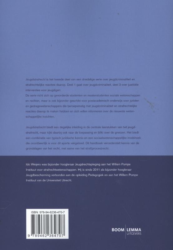 Achterkant van Jeugdstrafrecht