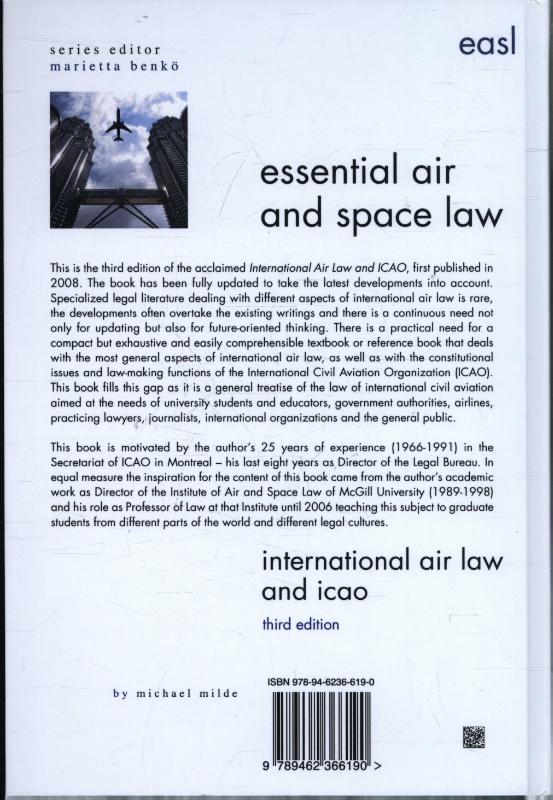 Achterkant van International Air Law and ICAO